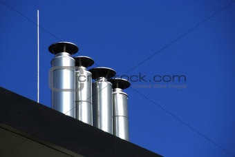 Pipes and  sky