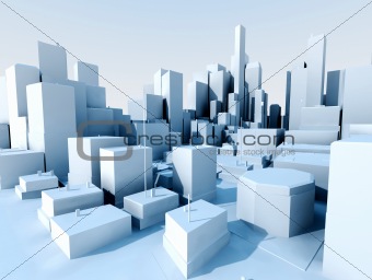 3d cityscape