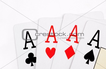 Poker aces.