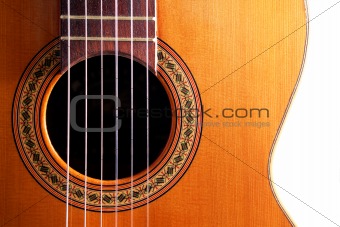 Spanish guitar detail