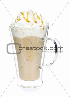 Caffe latte coffee