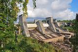 Imatra, Finland. Dam on the ancient river Vuoksi