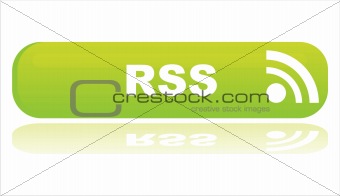 green web rss button