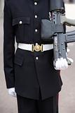 Close-Up Of Soldier In Uniform