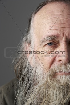 Senior Man With Long Beard