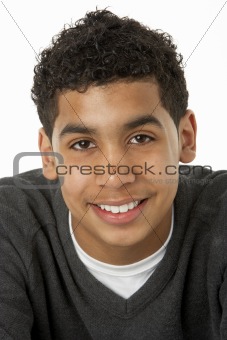 Portrait Of Smiling Young Boy