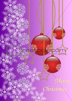 Merry Christmas background gold and red