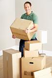 Man Moving Into New Home