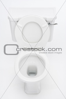 Overhead View Of Toilet