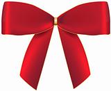Red beautiful bow