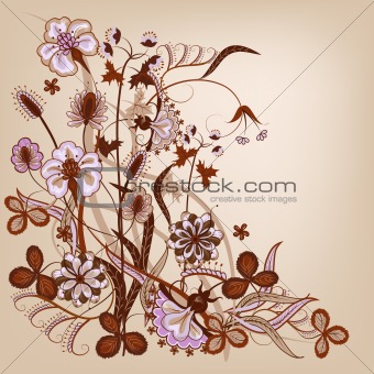 Floral violet