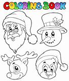 Coloring book Christmas topic 8