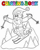 Coloring book Santa Claus topic 3