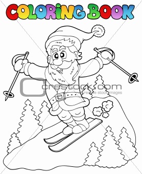 Coloring book Santa Claus topic 3