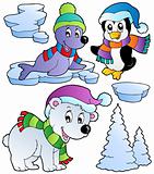 Wintertime animals collection 2