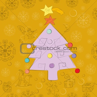 christmas card pattern