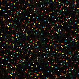Abstract black background with colored circles