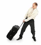Business man leaving in a travel