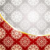 vector winter pattern with snowflakes 