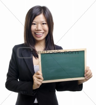 Blank blackboard
