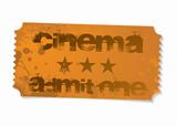 Admit one cinema ticket