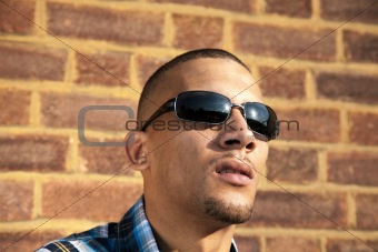 Young man with sunglasses