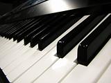 piano keys down angle