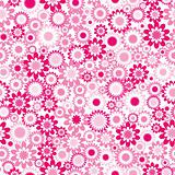 Pink pattern with flowers