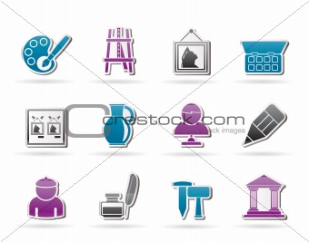 Fine art objects icons