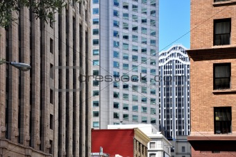 San Francisco architectural contrasts