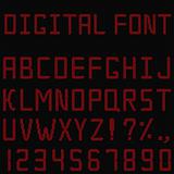 Vector digital font