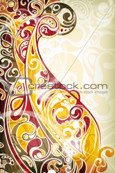 Abstract Sandy Curve Background