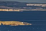 Kvarner bay islands and Prvic lighthouse