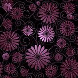Black-violet seamless pattern