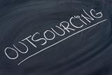 outsourcing word on blackboard