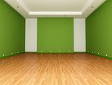 Green Empty room