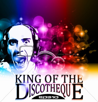 King of the discotheque flyer 