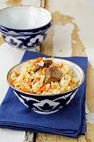 Pilaf - classic Middle Eastern and Central Asian dish