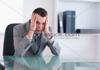 Disappointed businessman