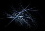 Web (blue,black,fractal)