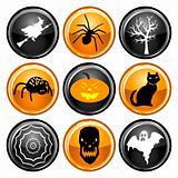 Halloween Button Icons
