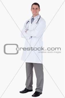 Doctor with arms folded