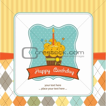 Happy Birthday cupcakeent card