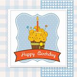Happy Birthday cupcakeent card