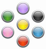 Colored glossy icons
