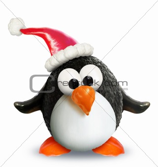 VeggieFruit Christmas Penguin