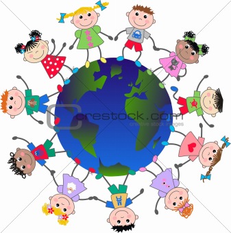 multi cultural children around the world