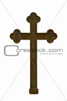 Old rusty cross