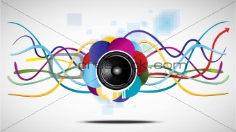 Abstract Background with speaker 