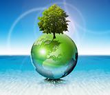 World tree -  ecology concept